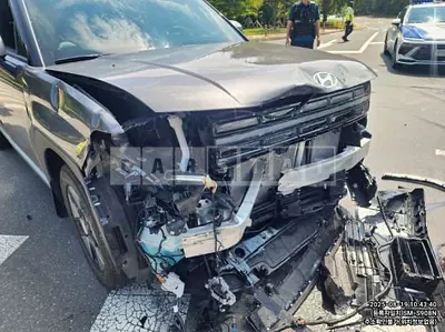 Photo 1 of 9: 2024 Hyundai Santa Fe — Korean insurance auction