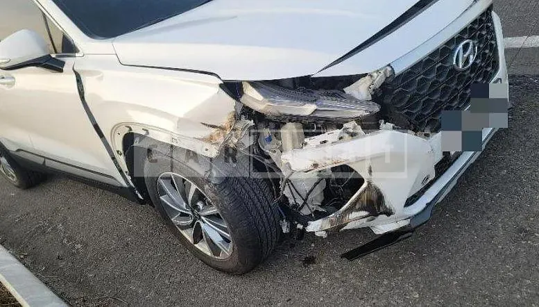Photo 2 of 7: 2018 Hyundai Santa Fe 2.0 (4WD), VIN KMHS281BDKU089944 — Korean insurance auction
