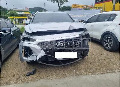 Photo 1 of 5: 2020 Hyundai Santa Fe — Korean insurance auction