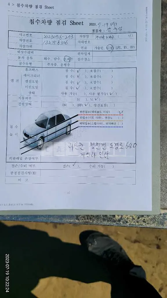 Photo 2 of 14: 2023 Kia Carnival Limousine, VIN KNANC81BBPS335270 — Korean insurance auction
