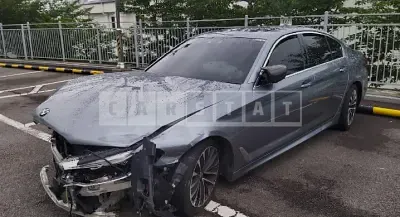Photo 1 of 9: 2018 BMW 520d, VIN WBAJC3101JWB79241 — Korean insurance auction
