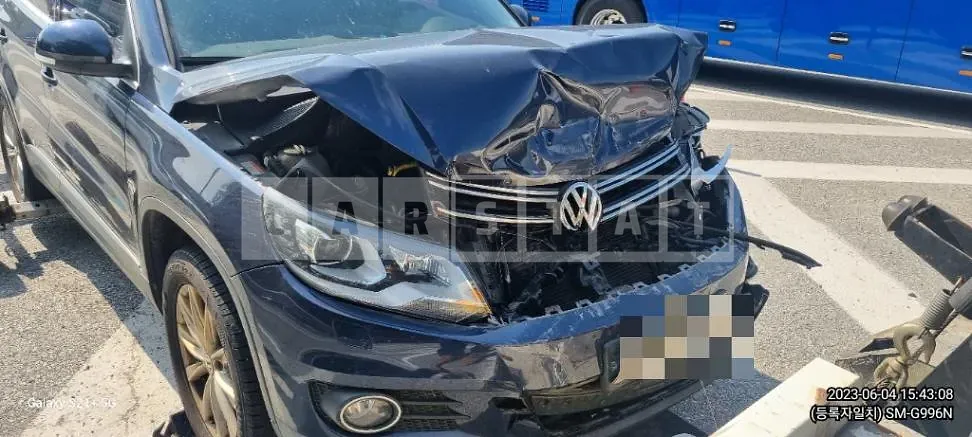 Photo 2 of 7: 2014 Volkswagen Tiguan 2.0 TDI Blue Motion — Korean insurance auction