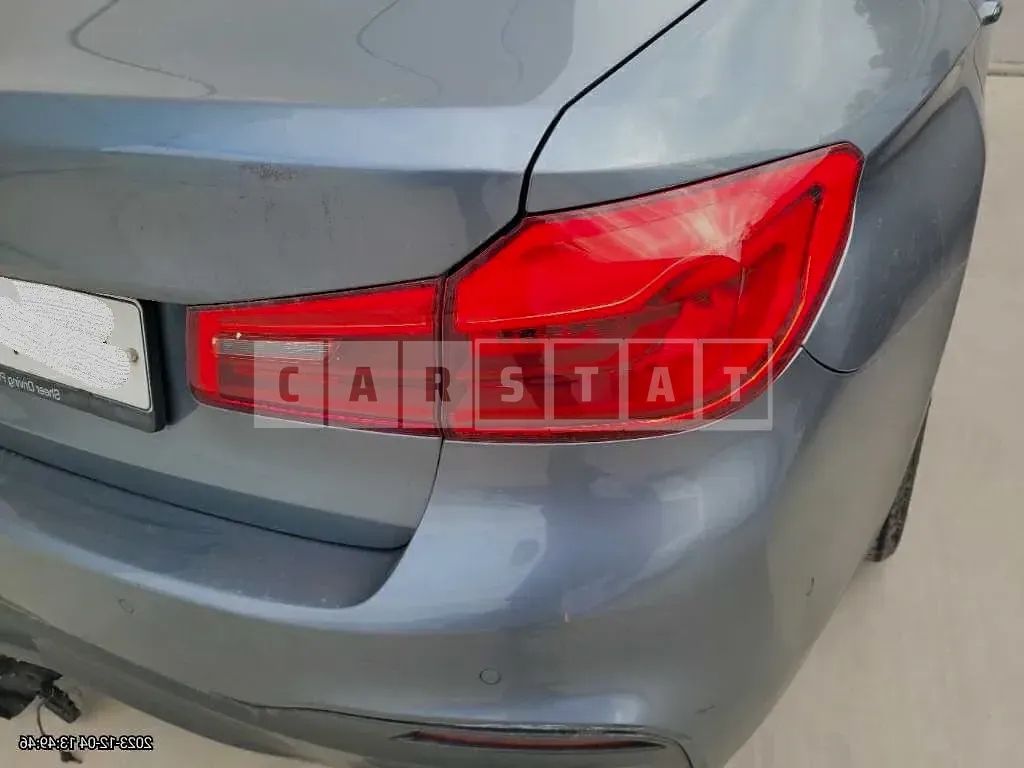 Photo 2 of 9: 2018 BMW 530i, VIN WBAJD3103JWC13869 — Korean insurance auction