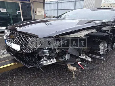 Photo 1 of 48: 2024 Genesis G80, VIN KMTGB41CDRU223881 — Korean insurance auction