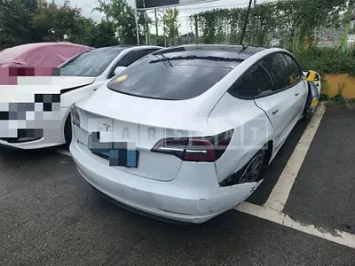 Photo 1 of 7: 2020 Tesla Model 3 Standard Range Plus R, VIN 5YJ3E1EA8LF691421 — Korean insurance auction