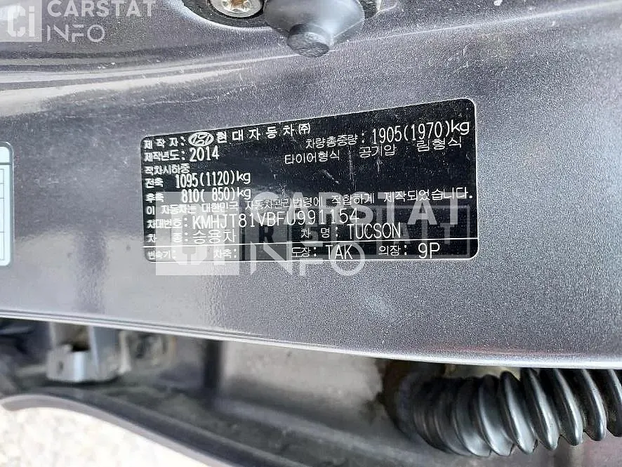 Photo 2 of 8: 2014 Hyundai Tucson ix — Korean insurance auction