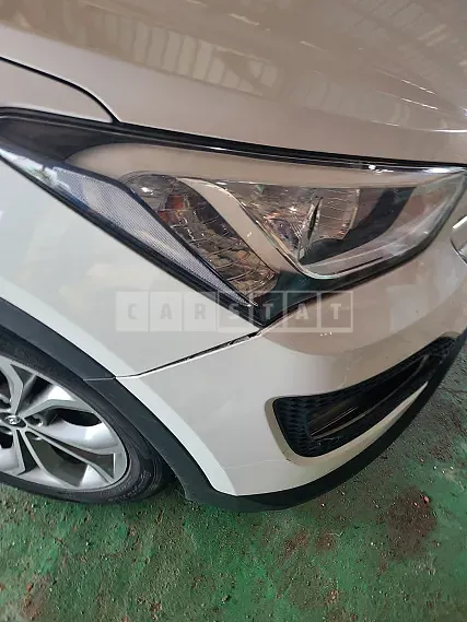 Photo 2 of 11: 2015 Hyundai Santa Fe, VIN KMHSW81UBFU401249 — Korean insurance auction