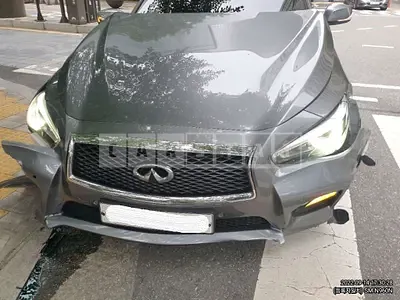 Photo 1 of 8: 2017 Infiniti Q50S Hybrid, VIN JNKAV71E9HM150085 — Korean insurance auction