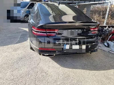 Photo 1 of 15: 2020 Genesis G80 3.5, VIN KMTGC41DDMU051391 — Korean insurance auction