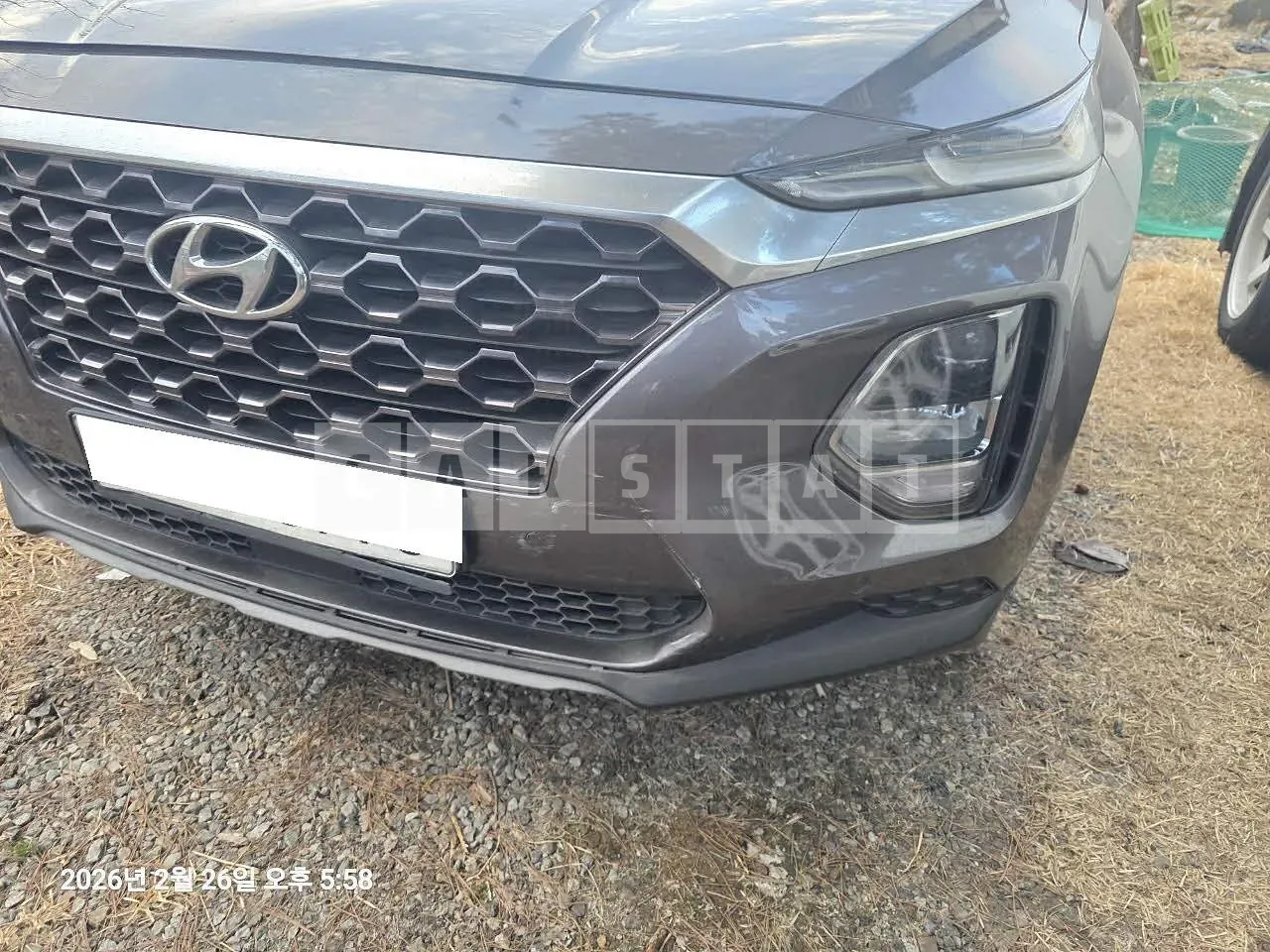 Photo 2 of 14: 2020 Hyundai Santa Fe, VIN KMHS281BBLU253807 — Korean insurance auction
