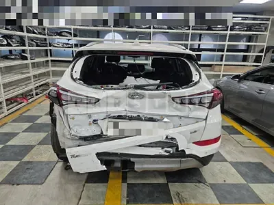 Photo 1 of 22: 2017 Hyundai Tucson TL, VIN KMHJ3812GHU428902 — Korean insurance auction