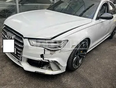 Photo 1 of 6: 2016 Audi A6 40 TDI Four, VIN WAUZZZ4G4GN030136 — Korean insurance auction