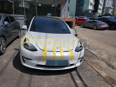 Photo 1 of 5: 2019 Tesla Cantsetra Model 3 Long Range — Korean insurance auction