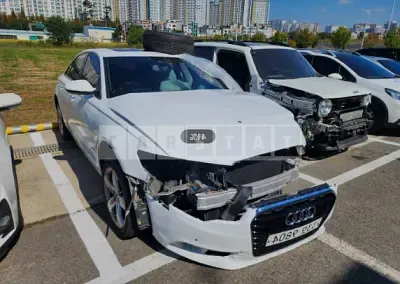 Photo 1 of 9: 2015 Audi A6 35 TDI, VIN WAUZZZ4G2FN016038 — Korean insurance auction