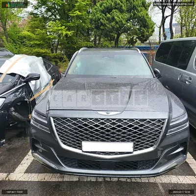Photo 1 of 9: 2020 Genesis GV80, VIN KMTHB81DDLU009592 — Korean insurance auction