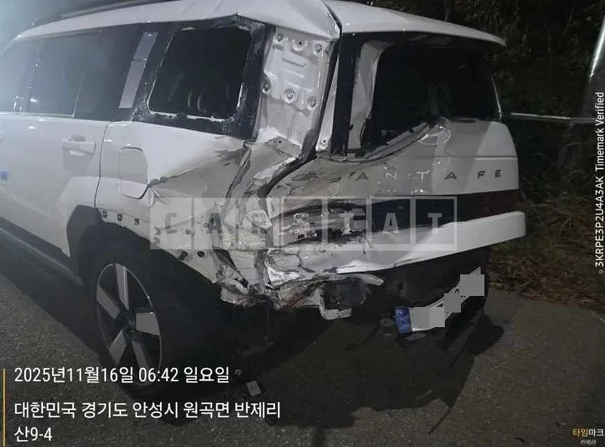 Photo 2 of 9: 2023 Hyundai Santa Fe MX5, VIN KMHP381LGRU008878 — Korean insurance auction