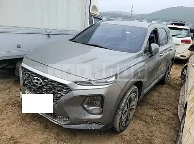 Photo 1 of 7: 2019 Hyundai Santa Fe, VIN KMHS281BBKU105979 — Korean insurance auction