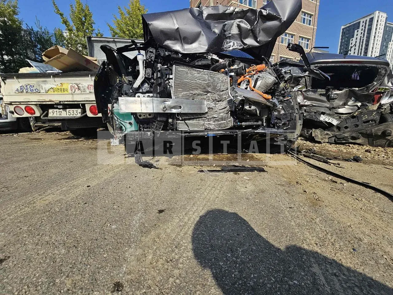 Photo 2 of 20: 2024 Hyundai Santa Fe Hybrid, VIN KMHP5811BRU057200 — Korean insurance auction