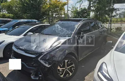 Photo 1 of 17: 2022 Kia Sportage — Korean insurance auction