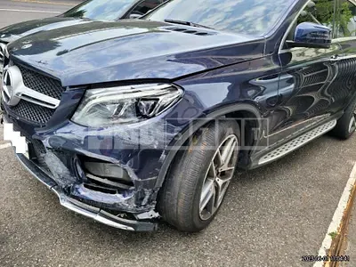 Photo 1 of 8: 2018 Mercedes-Benz GLE350d 4Matic Coupe, VIN WDCED2EB1JA092547 — Korean insurance auction