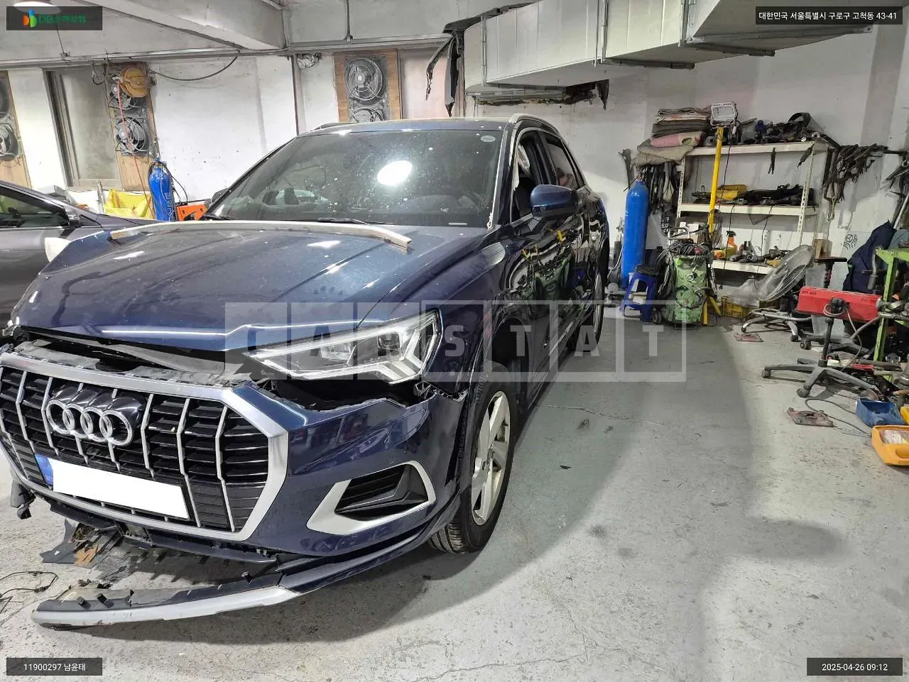 Photo 2 of 22: 2020 Audi Q3 35 TDI, VIN WAUZZZF30L1120329 — Korean insurance auction