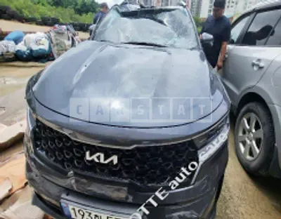 Photo 1 of 23: 2022 Kia Sorento, VIN KNARF81BGNA136297 — Korean insurance auction