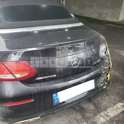 Photo 1 of 14: 2018 Mercedes-Benz C200 Cabriolet, VIN WDDWK4CB4JF750594 — Korean insurance auction