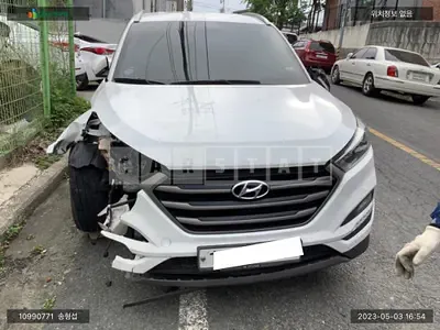 Photo 1 of 38: 2016 Hyundai Tucson, VIN KMHJ381ADGU160251 — Korean insurance auction