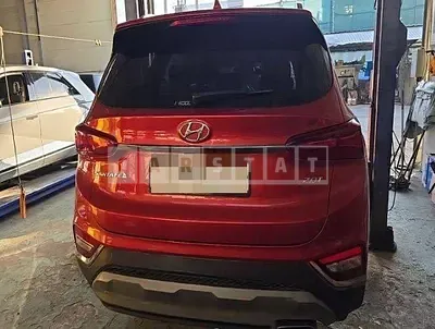 Photo 1 of 24: 2018 Hyundai Santa Fe TM, VIN KMHS381ABKU116523 — Korean insurance auction