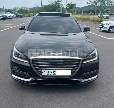 Photo 1 of 8: 2018 Hyundai Genesis /G80, VIN KMHGM41DDJU278534 — Korean insurance auction