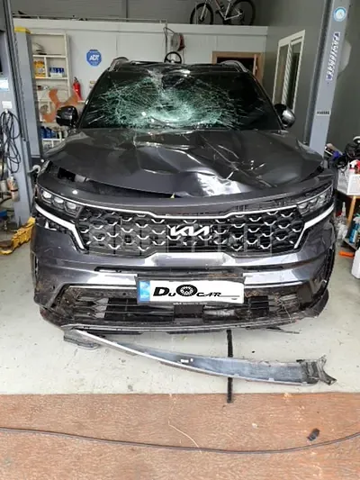 Photo 1 of 6: 2022 Kia Sorento, VIN KNARF81BGNA134251 — Korean insurance auction