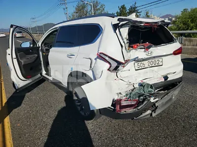 Photo 1 of 10: 2020 Hyundai Santa Fe, VIN KMHS281BBLU218103 — Korean insurance auction