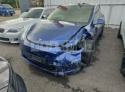 Photo 1 of 12: 2024 Tesla Model Y RWD — Korean insurance auction
