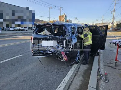 Photo 1 of 9: 2019 Hyundai Palisade Gasoline 4WD, VIN KMHR381EDKU016738 — Korean insurance auction