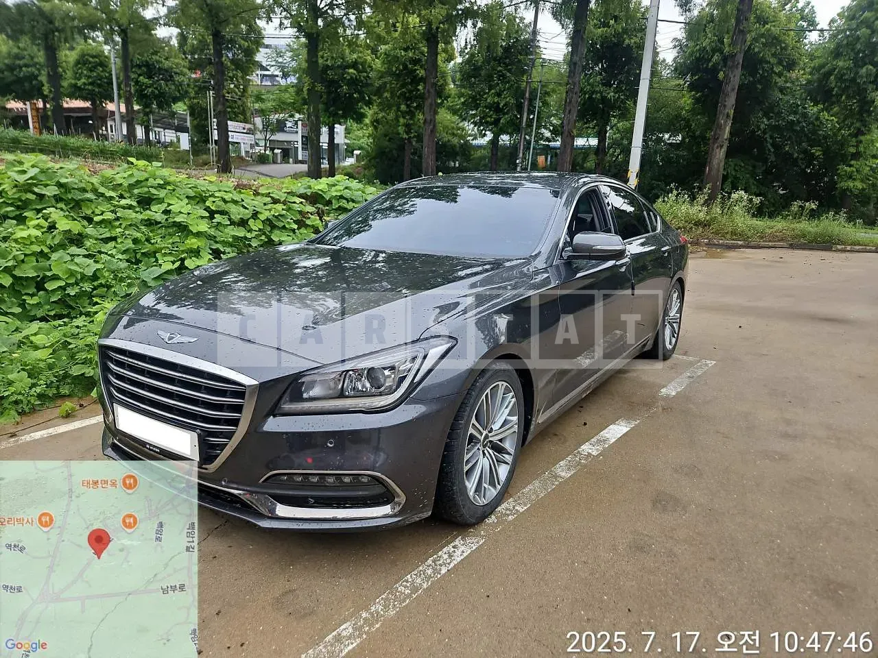 Photo 2 of 4: 2017 Hyundai Genesis G80, VIN KMHGL41DDHU215781 — Korean insurance auction