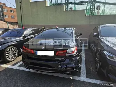 Photo 1 of 6: 2018 BMW 530i xDrive, VIN WBAJD9107JG972356 — Korean insurance auction