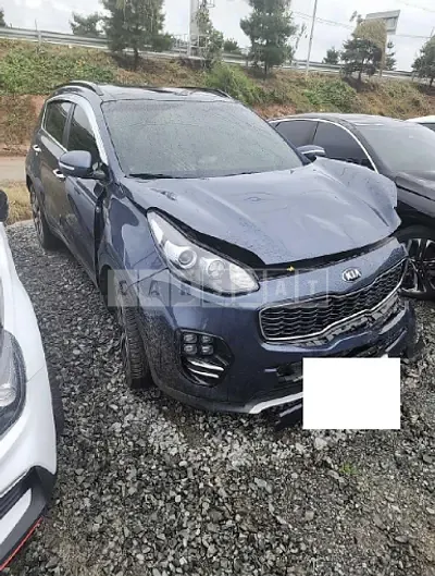 Photo 1 of 10: 2018 Kia Sportage, VIN KNAPM813BJK314141 — Korean insurance auction