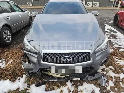 Photo 1 of 15: 2015 Infiniti Q50S Hybrid, VIN JNKAV71E2FM540068 — Korean insurance auction