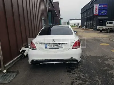 Photo 1 of 12: 2015 Mercedes-Benz C250 BlueTec 4Matic, VIN WDDWF0KB4FF129247 — Korean insurance auction