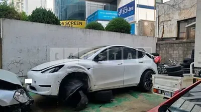 Photo 1 of 8: 2021 Tesla Model Y Performance — Korean insurance auction