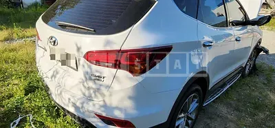 Photo 1 of 29: 2017 Hyundai Santa Fe, VIN KMHSW81UDHU763604 — Korean insurance auction