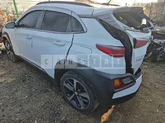 Photo 2 of 8: 2018 Hyundai Kona, VIN KMHK3816GJU008345 — Korean insurance auction