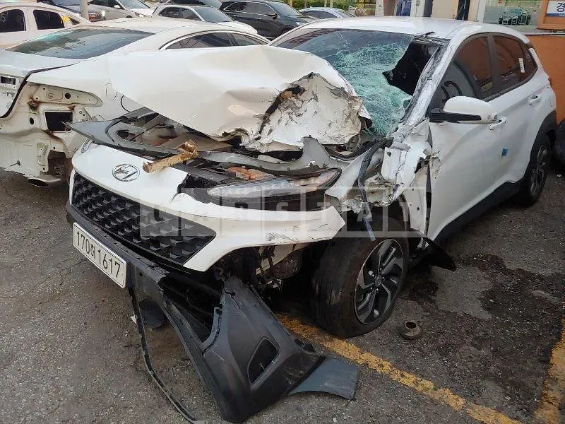 Photo 2 of 15: 2021 Hyundai Kona Hybrid, VIN KMHK281EGMU060134 — Korean insurance auction