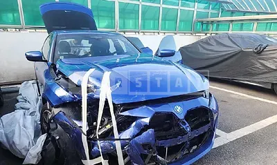 Photo 1 of 25: 2023 BMW i4, VIN WBY71AW09PFN69783 — Korean insurance auction
