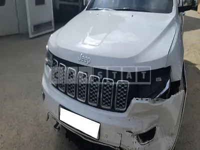 Photo 1 of 24: 2019 Jeep Straw Grand Cherokee, VIN 1C4RJFCG7KC730571 — Korean insurance auction