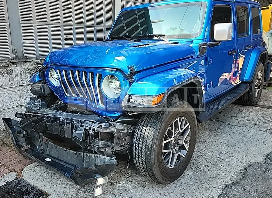 Photo 2 of 4: 2022 Jeep Zip Wrangler Sahara 4XE — Korean insurance auction