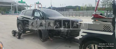 Photo 1 of 20: 2018 Hyundai Tucson, VIN KMHJ281ABJU580966 — Korean insurance auction