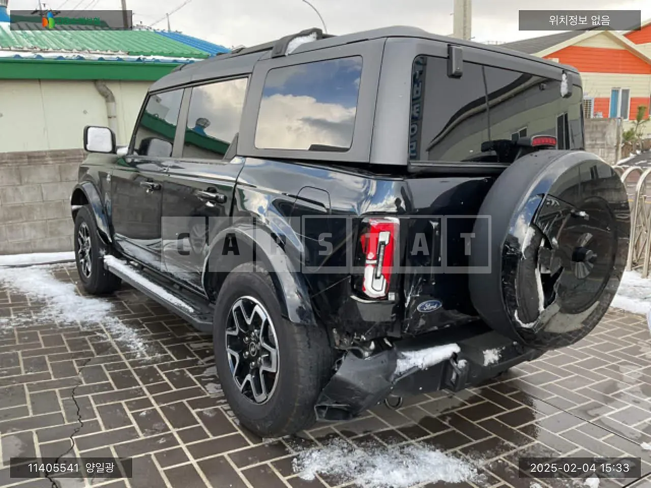 Photo 2 of 21: 2023 Ford Bronco 2.7, VIN 1FMEE5DPXPLB48656 — Korean insurance auction
