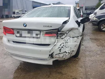 Photo 1 of 15: 2018 BMW 530i, VIN WBAJD3108JWC98966 — Korean insurance auction