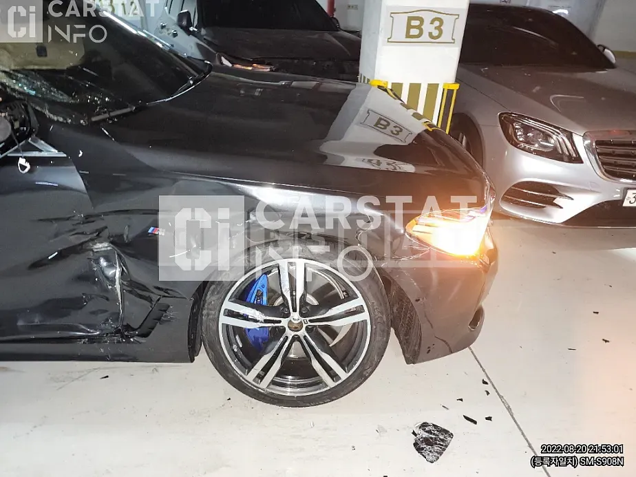 Photo 2 of 8: 2022 BMW 630i xDrive, VIN WBA61CC09NCK17263 — Korean insurance auction